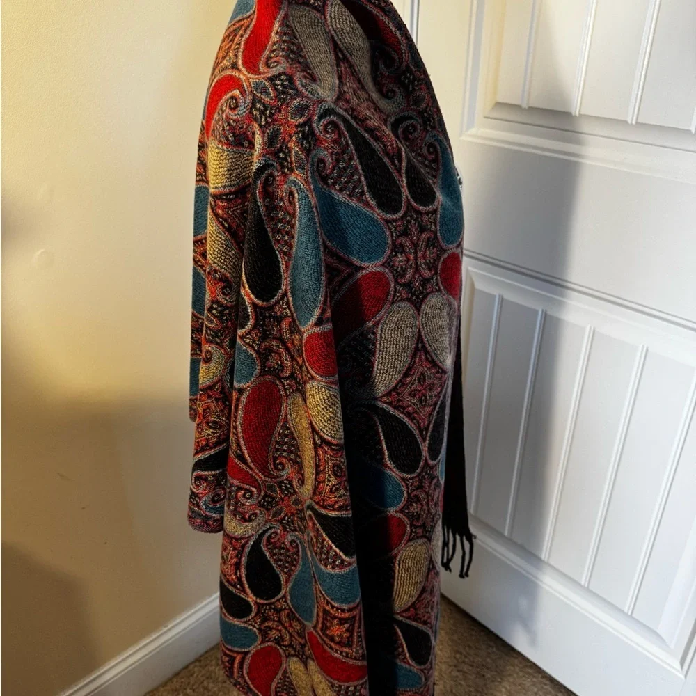 Adrienne Vittadini Multicolor Paisley Wrap NWT